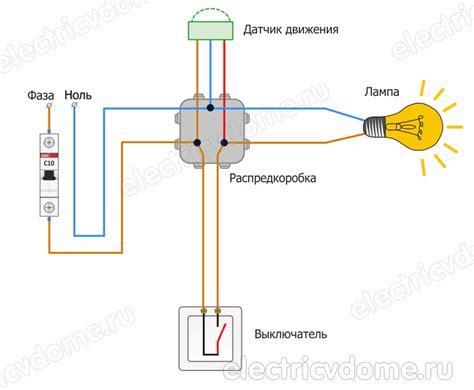 Установка датчика движения