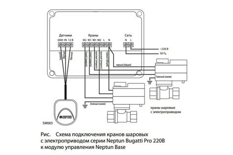 Установка датчика Neptun