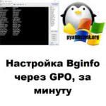 Установка и настройка Bginfo