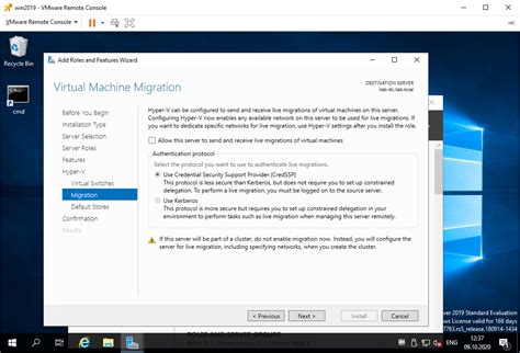 Установка и настройка Hyper-V Manager