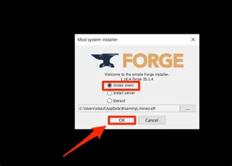 Установка и настройка Minecraft Forge для Майнкрафта 1.16.5