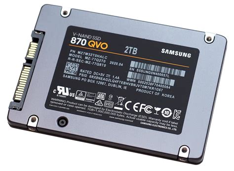 Установка и обзор SSD Samsung 870 QVO