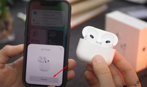 Установка и подключение AirPods 3