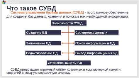 Установка необходимой БД