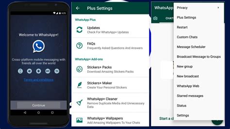 Установка новой версии WhatsApp Plus