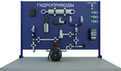 Установка основных элементов стенда