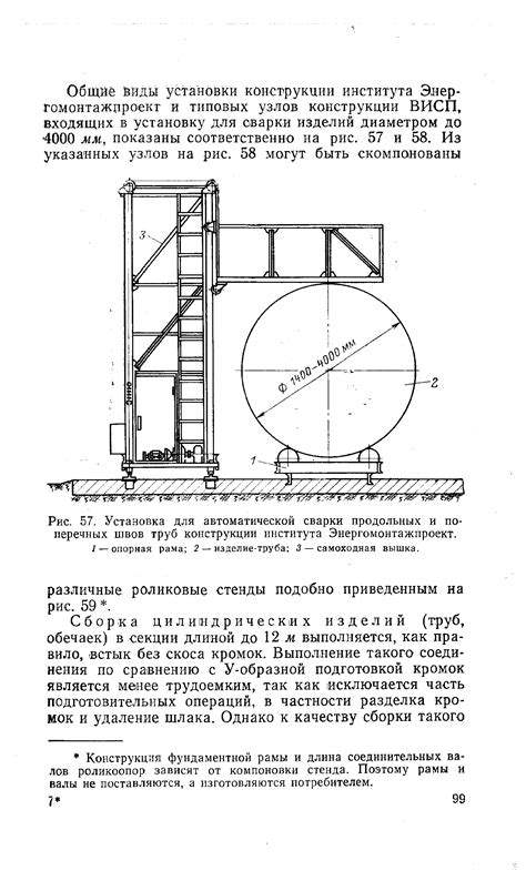 Установка поперечных труб