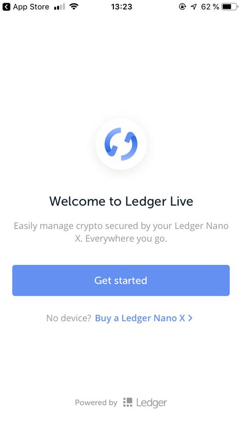 Установка приложения Ledger Live