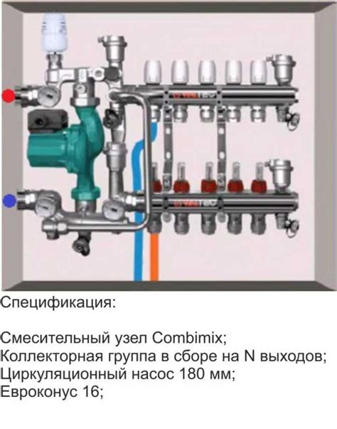 Установка смесительного узла
