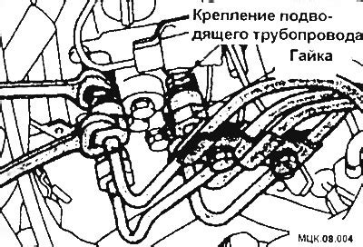 Установка форсунки и шланга