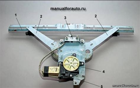 Установка электростеклоподъемника