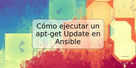 Установка Ansible с использованием apt-get