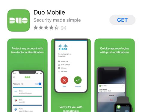 Установка Duo Mobile с App Store