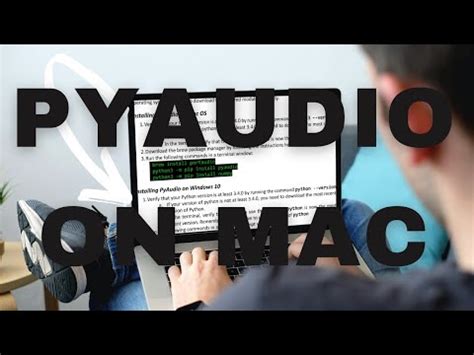 Установка PyAudio на Mac OS