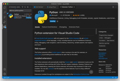 Установка Python в VS Code