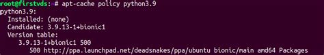 Установка Python на сервер Ubuntu