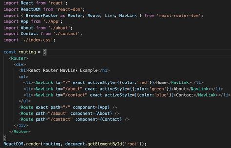 Установка React Router Dom