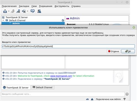 Установка TeamSpeak на сервер