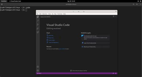 Установка Visual Studio Code на Linux