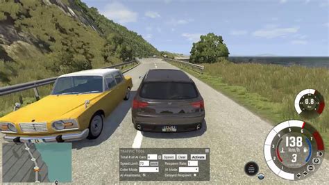 Установка traffic tool в BeamNG Drive