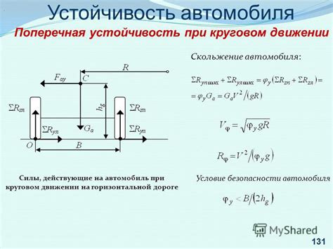 Устойчивость на дороге