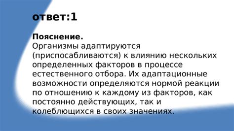 Устойчивость по отношению к влиянию внешних факторов