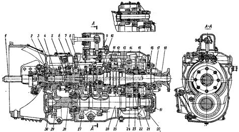 Устройство коробки передач Камаз 5320