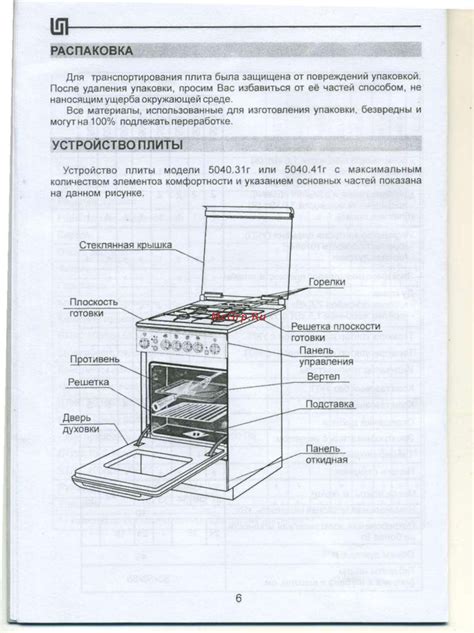 Устройство плиты Лекс