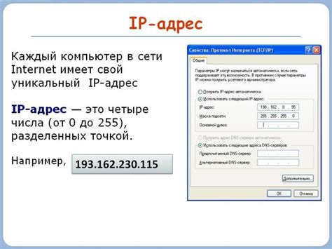 Устройство IP-адреса