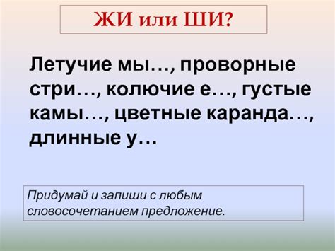 Учет фонетической природы слова "жиши"