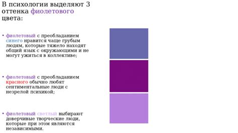 Факторы, которые могут способствовать появлению фиолетового оттенка