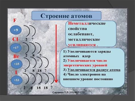 Физические и химические свойства элементов