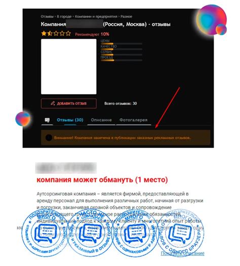 Фильтрация и модерация отзывов