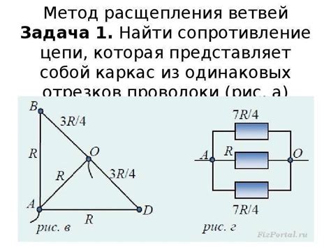 Формула для расчета эквивалентного сопротивления