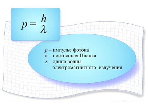 Формула определения импульса