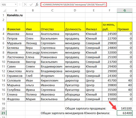 Функция CELL в Excel