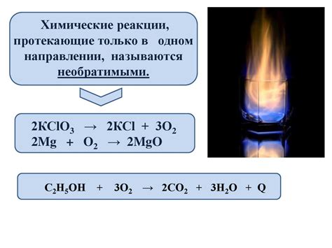 Химические реакции и тепловое воздействие