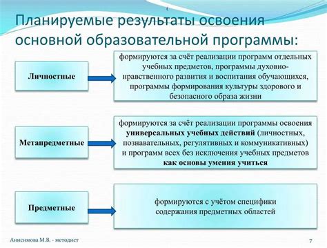 Цели и задачи программ