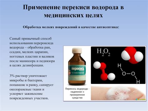 Четвертый способ: применение перекиси водорода