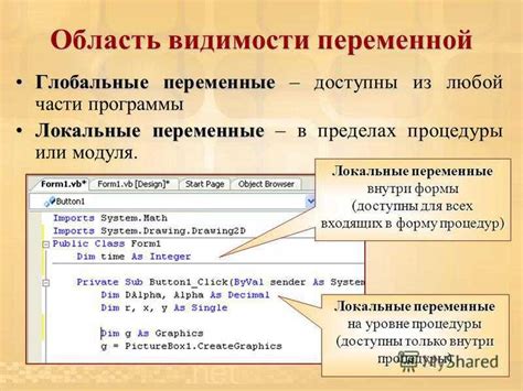 Что такое глобальная переменная