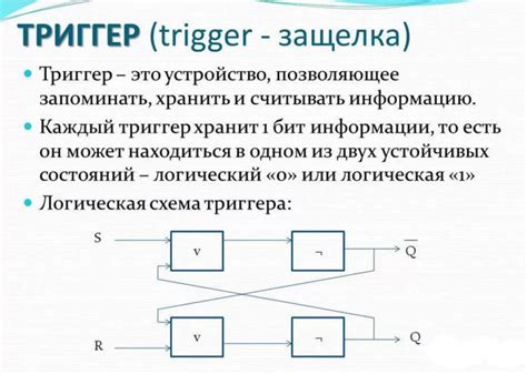 Что такое триггер?