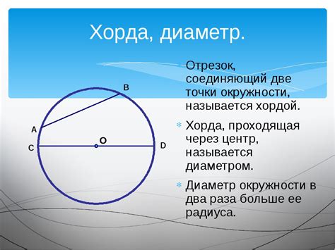 Что такое хорда центрального угла?