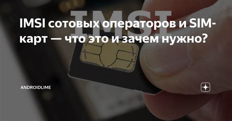 Что такое IMSI SIM-карты