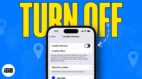 Шаги для отключения геолокации на iPhone 13
