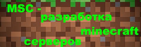 Шаги для создания своего сервера в Minecraft