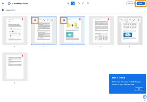 Шаги по выделению страницы из PDF онлайн