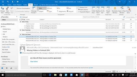 Шаги по настройке мгновенных оповещений в Outlook