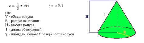 Шаги по нахождению радиуса конуса