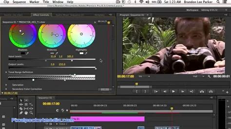 Шаги по созданию корректирующего слоя в Adobe Premiere Pro