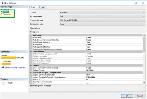 Шаги по созданию view в SQL Server